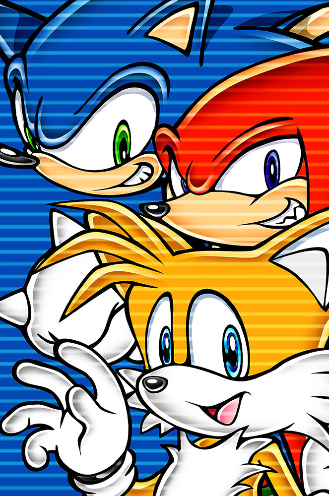 Sonic Adventure 2 Sega Dreamcast Premium POSTER MADE IN USA