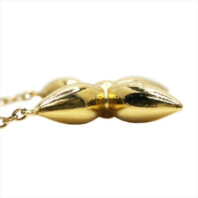 【希少】Louis Vuitton COLLIER LOUISETTE GOLD LOUIS VUITTON Collier Louisette Monogram Flower Necklace M00365