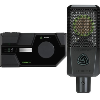 Lewitt Connect 6 USB-C Audio Interface and LCT 440 PURE Condenser Microphone