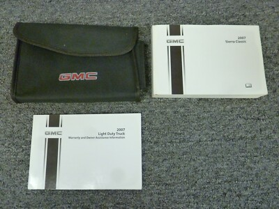 #ad 2007 GMC Sierra Classic 2500HD Truck Owner Manual Set Work SL SLE1 SLE2 Work $44.58