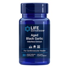 Aged Black Garlic 30 Veg Caps by Life Extension