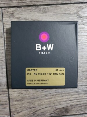 B+W 67mm Master Neutral Density 3.0 (10 Stop) MRC Nano 810M Glass Filter