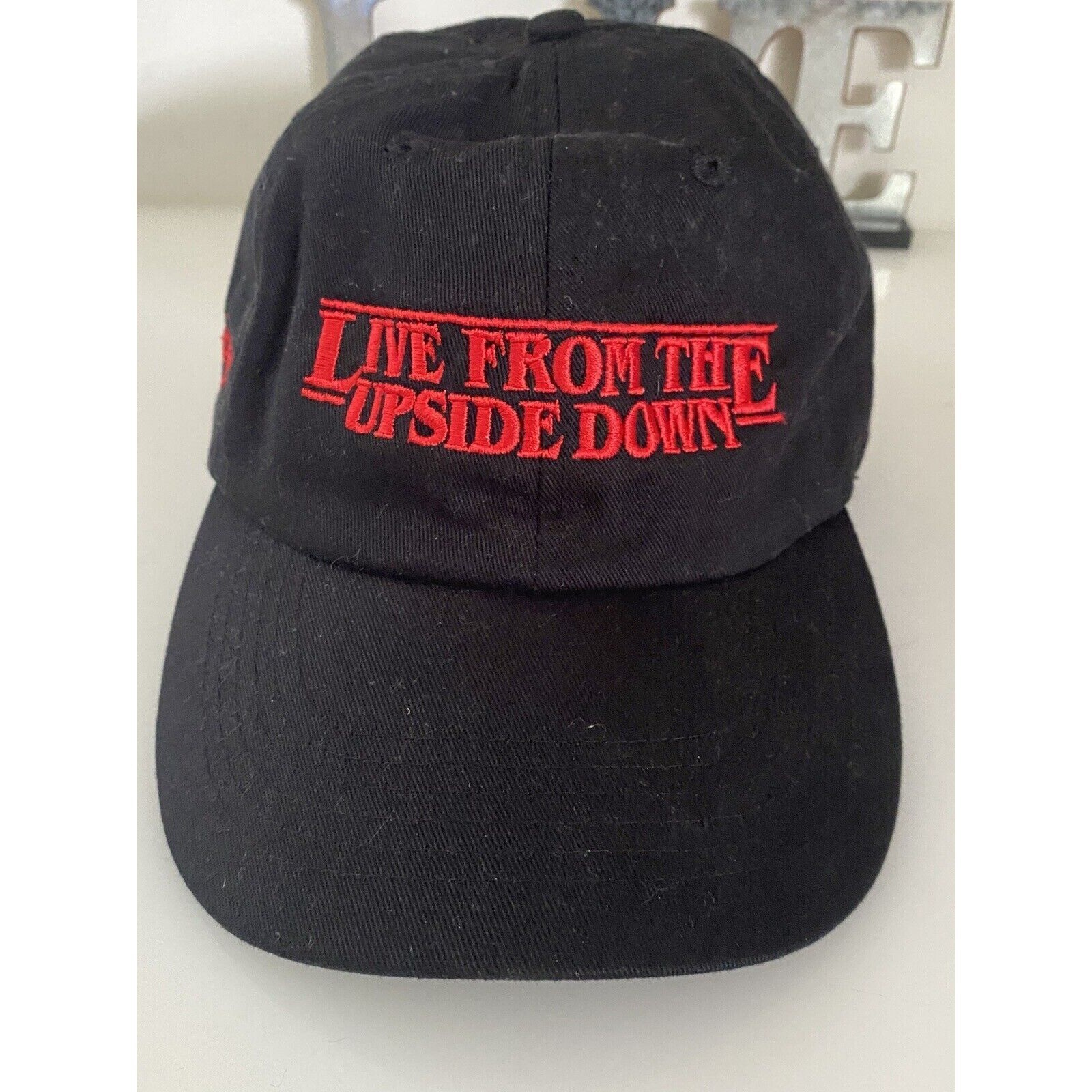 Stranger Things Black Red Adjustable Trucker Cap … - image 8