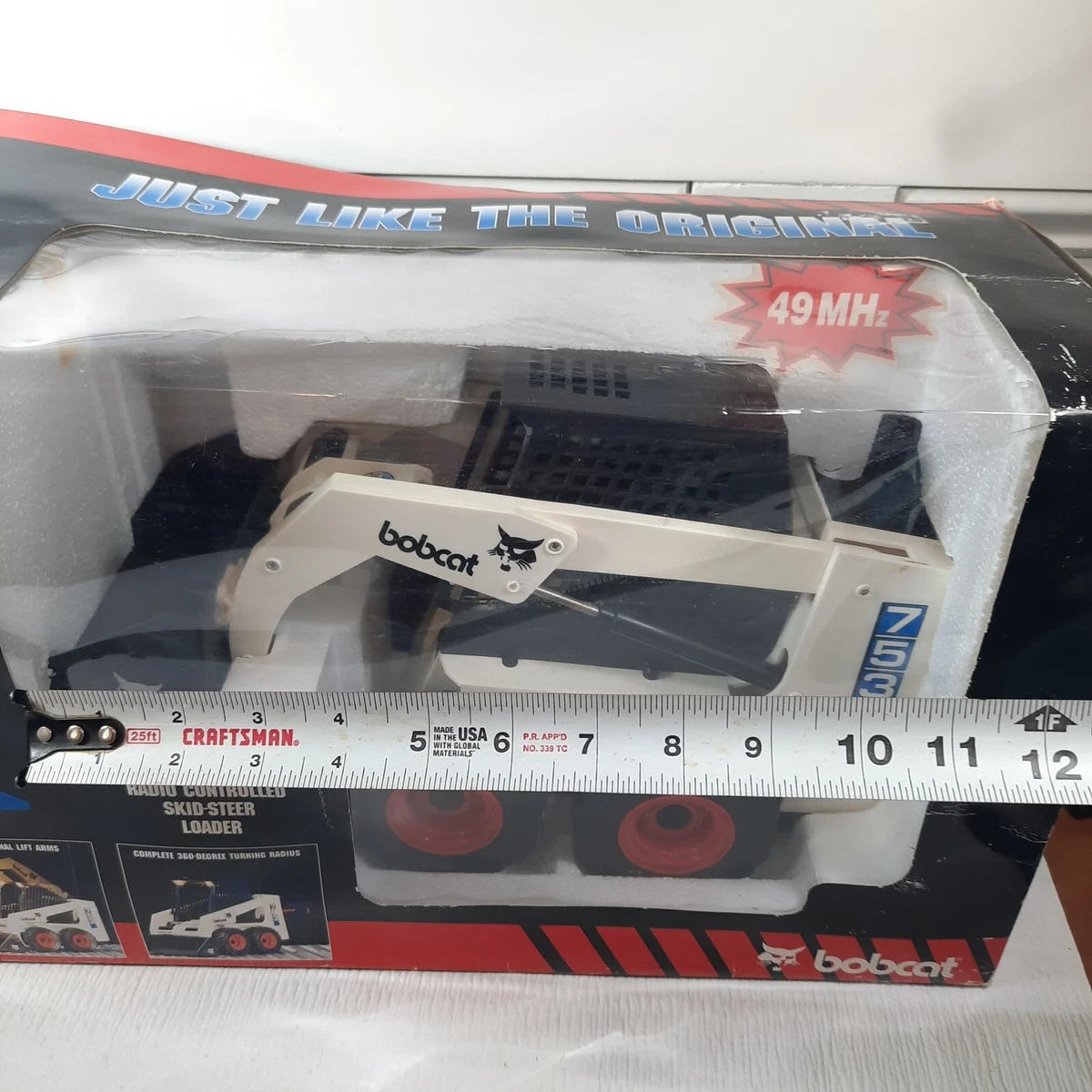 Bobcat Skid Steer Loader remote Radio Control 753 rc vehicle Echo Toys Melroe