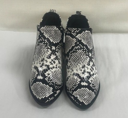 Girl carrier snake women’s classic western chunky block low heel ankle bootie 6 - Picture 3 of 7