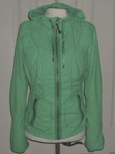 ZELLA WOMEN'S FULL ZIP WIND RAIN RESISTANT HOODIE JACKET GREEN SIZE MEDIUM