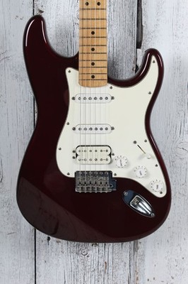 Fender 1999 Standard Strat HSS Electric Guitar Midnight Wine with Gig Bag