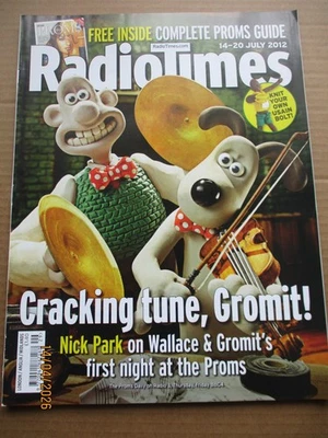 Radio Times magazine 14 - 20 July 2012 Wallace & Gromit cover - Image 1 of 4