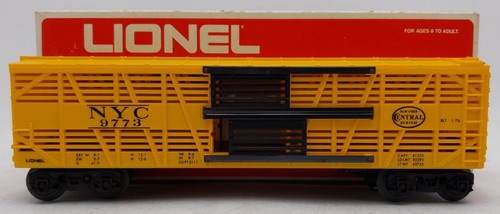 Coche/caja de ganado Lionel 6-9773 calibre O New York Central | Condition: Used