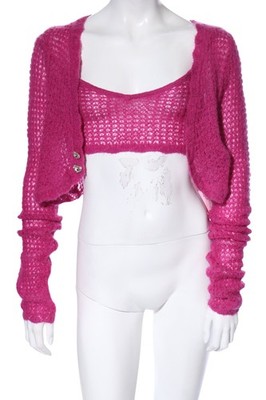 NANA JACQUELINE Strick Twin Set Damen Twin Set Gr. DE 36 pink Casual-Look