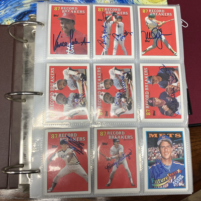 1988 Topps Near Complete Signed Set 779 / 792 Autos. Find Another One These