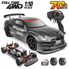 1:10 70Km/H High-Speed Drift Remote Control Car 2.4G 4WD Rc Off-Road Vehicle Dua