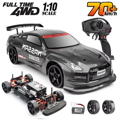 1:10 70Km/H High-Speed Drift Remote Control Car 2.4G 4WD Rc Off-Road Vehicle Dua