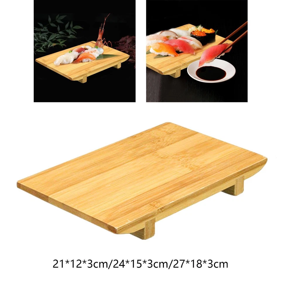 Sashimi Sushi Plate Cutting Tray Decorative Tableware Japanese Multipurpose - Image 4 of 4