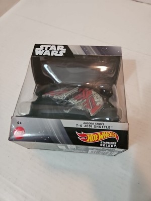 Hot Wheels Starship Selects Ahsoka Tano s T-6 Jedi Shuttle #27 Star Wars New