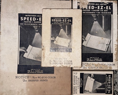 A.J. Ganz Speed-Ez-El 8x10 Darkroom Printing Easel-SUPER CLEAN
