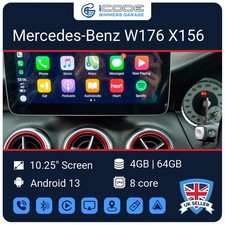 Mercedes W176 A-Klasse B-Klasse CLA Android CarPlay Nachr&uuml;stung Bildschirm NTG 45 UK 24h