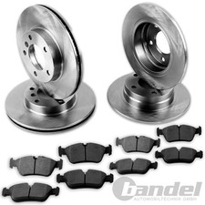 BREMSSCHEIBEN + BELÄGE VORNE + HINTEN passend für FORD FOCUS 2 II MK2 + C-MAX