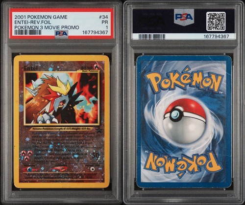 Entei graded PSA 1 for sale on eBay