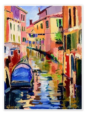 Poster Venezianischer Kanal - Maxine Shore