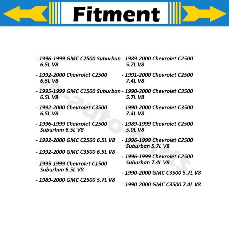 2X Manguera de línea de freno delantero Sunsong para Chevrolet C1500 Suburban 1995-1999 Foto 2 de 4