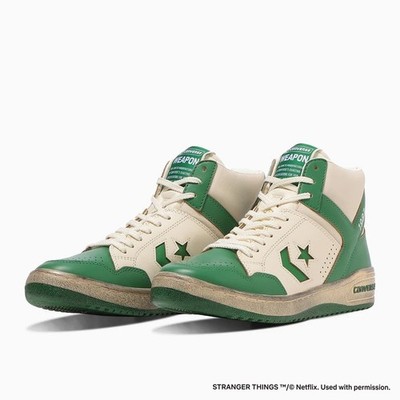 CONVERSE WAFFE HI / STRANGER THINGS 5 33702370 Grün/Weiß Herren Gr.