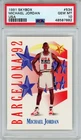 1991 SKYBOX #534 MICHAEL JORDAN HOF USA DREAM TEAM PSA 10