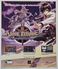 Aedis Eclipse Generation of Chaos NIS America PSP 2007 Vintage Magazine Print Ad