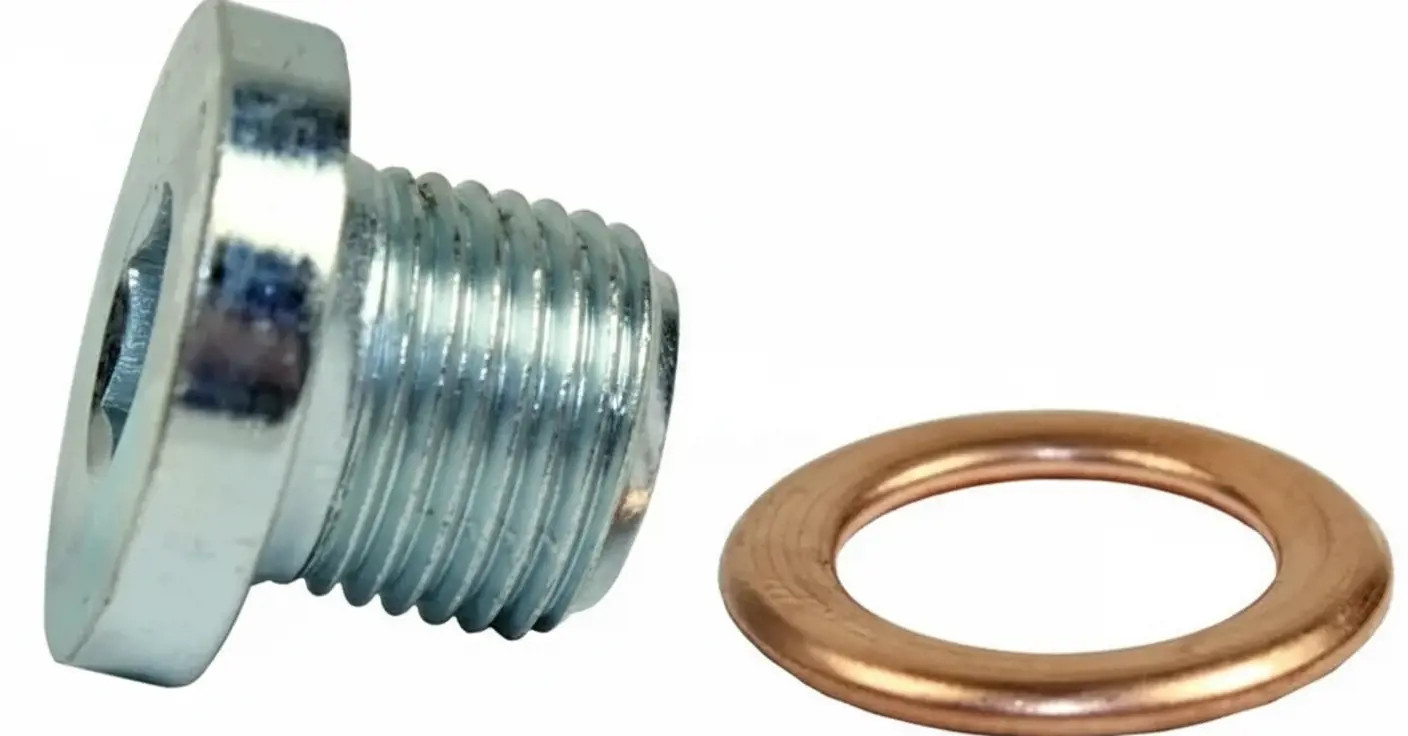 Vite di Chiusura Coppa Olio M14x1, 25 16 MM Acciaio METZGER per U.a. Fiat Scudo - Immagine 3