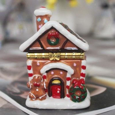 Weihnachten Schmuckschatulle aufklappbar Schmuckkästchen Schmuck Organizer