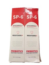 2 Pack Yayashi SP-6 Probiotic Whitening Toothpaste Oral Health NEW 140g Ex2028