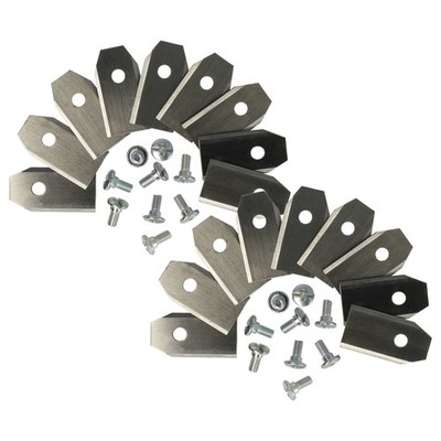 18 Messer Klingen für Yard Force Classic 500 Classic 600B Rasenmäher 6,7cm