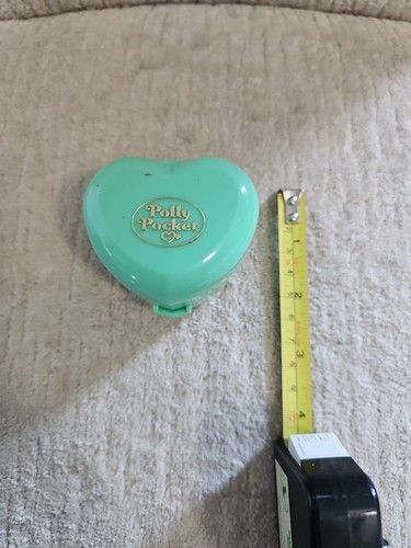 Vintage Polly Pocket Bluebird Midge custodia anello buonanotte cuore compatto camera da letto NO bambole - Foto 5 di 6