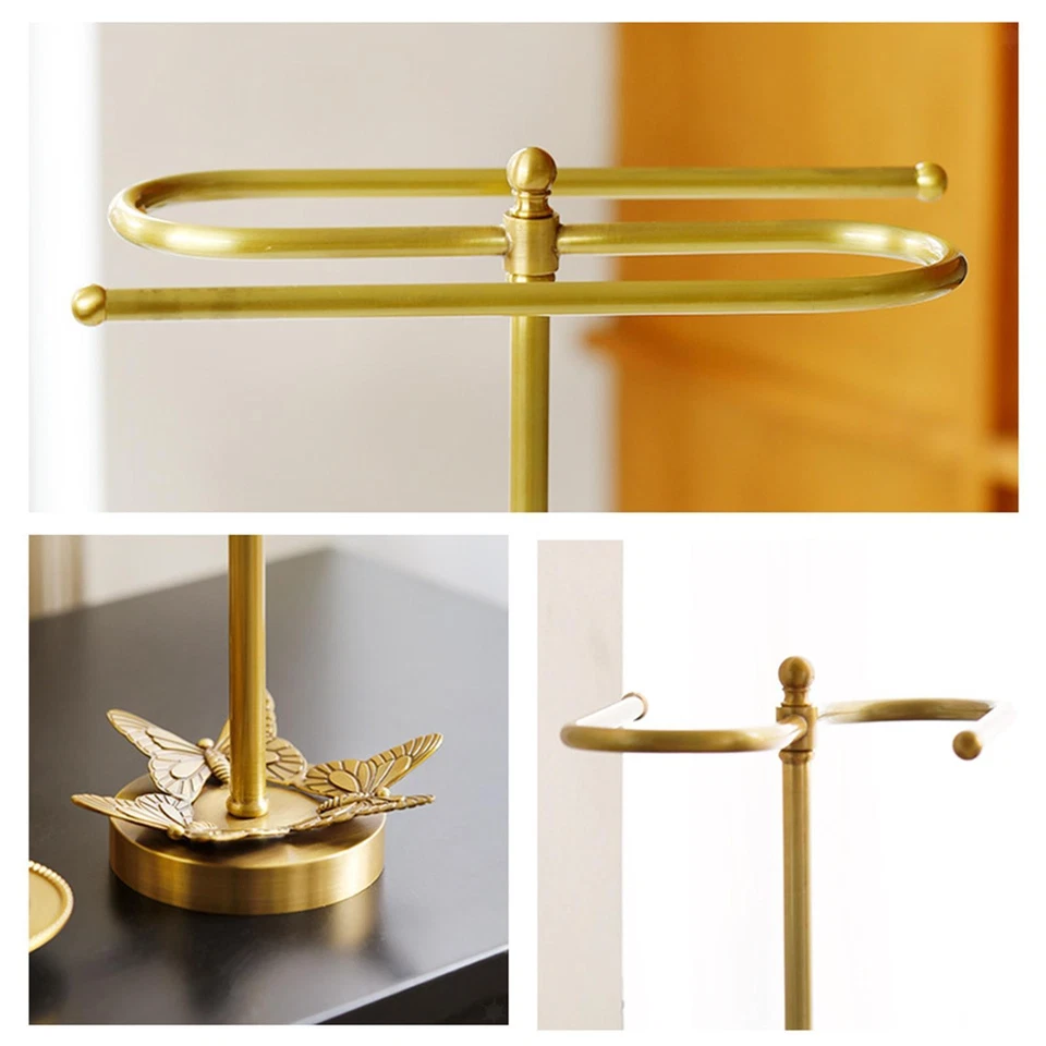 Portasciugamani Da Appoggio A Forma Di S Per WC Da Appoggio Nel Dormitorio - Immagine 4 di 4