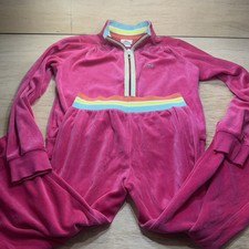 Vintage Lacoste Velour Cropped Track Suit Hot...