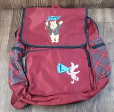 Winnie The Pooh Piglet Go Team Disney Store Backpack Bag