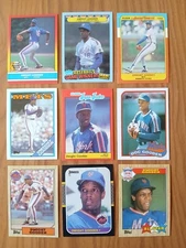 Lot of 9 DWIGHT DOC GOODEN Baseball Cards - 1980s & ODDBALL LOT - NEW YORK METS