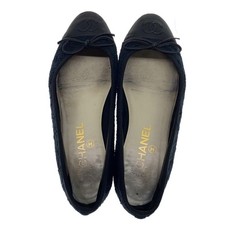 CHANEL Pumps Black Women's Size EU37.5/US7