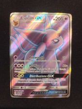 Carta Pokemon PSA ESPEON GX 140/149 Set SOLE E LUNA ITA BGS GX 2017 Holo secret 