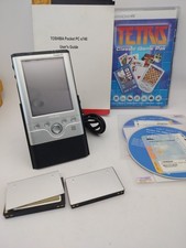 Toshiba Pocket PC e740 PDA Bundle Dock Parts Repair Untested No Charger