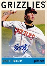 2013 Topps Heritage Brett Bochy Minors Real One Autographs