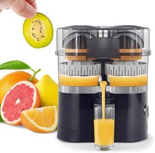 Fast Electric Twin Citrus Juicer Machine Dual Head Juice Extraction Orange/Lime