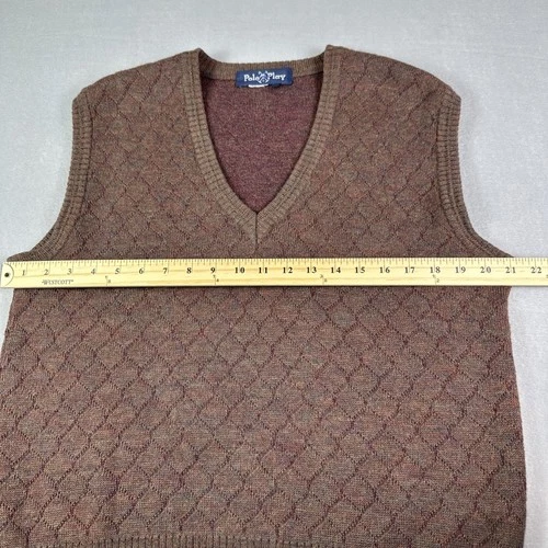 Polo Play By Ralph Lauren Wool Sweater Vest Multicolor Mens Medium image 6