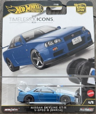 Hot Wheels Premium Timeless Icons Nissan Skyline GT-R V-Spec II
