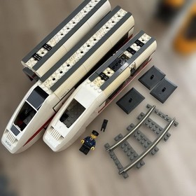 LEGO City RC Train Passenger Train 7897 60051 60197 Set Used Retired As Is