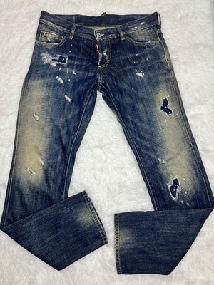 Dsquared2 Distressed Denim Made in Italy Size 34