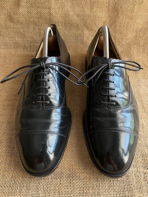 Allen Edmonds Park Avenue schwarze Oxford-Schuhe Lederkappe UK 5,5 || US 6,5 E