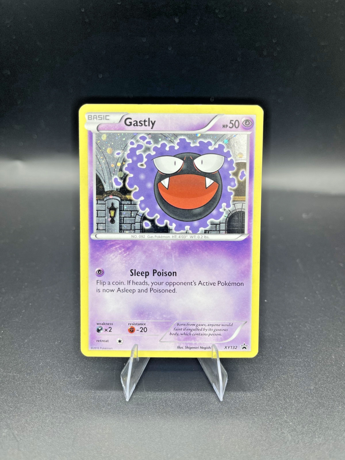 (LP-NM) Gastly Holo XY132 Black Star Promo Pokemon Card