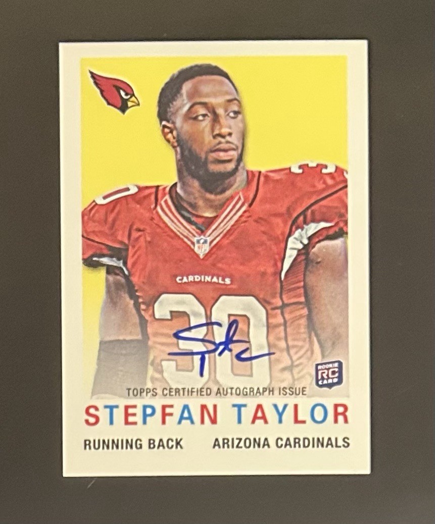 Stepfan Taylor Topps 1959 Mini Rookie Autographs #26 Base