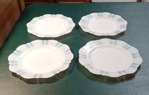 MacBeth Evans American Sweetheart Monax 9-1/2" Dinner Plates Vintage Set of 4